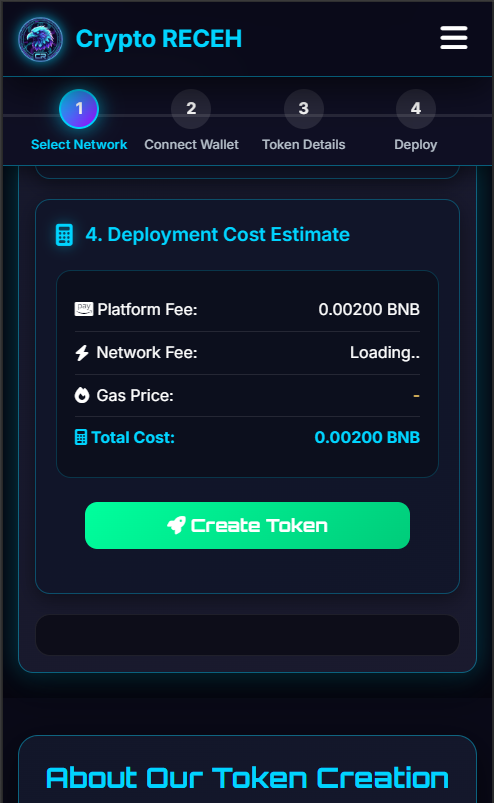 deploy token ke jaringan mainnet